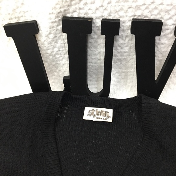 ST. JOHN Evening Crop Top Rainbow Flat Sequins Sz 2 - Picture 9 of 11